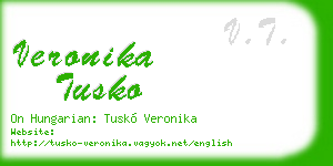 veronika tusko business card