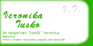 veronika tusko business card